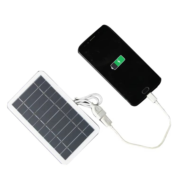 2W 5V 5W 15W Solar Charging Panel Solar Outdoor Mobile Phone Charger