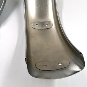 Points de fixation d'origine pour CT70 DAX ST70 <span class=keywords><strong>Moto</strong></span> vintage Ensemble de garde-boue avant et arrière chromés - Product Image 2