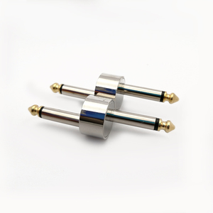 OEM <span class=keywords><strong>1</strong></span>/<span class=keywords><strong>4</strong></span> inch TS Mono <span class=keywords><strong>Jack</strong></span> Gouden Tip Gladde Chroom Geknurld Omhulsel Soldeerconnector voor Gitaar Bas Draad Fabriekslevering Aangepast - Product Image 4