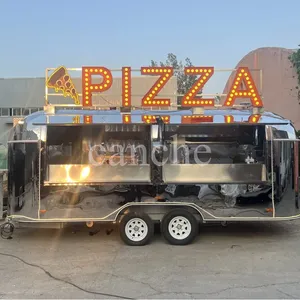 Popular en la UE, Camión de Comida Rápida para Pizza al Aire Libre de 5.5m, Remolque Móvil de Acero Inoxidable para Calle con Certificación CE - Product Image 6