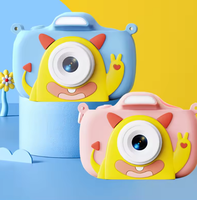 Kamera Anak Y24 Desain Karton Silikon Kamera Video Digital Anak Layar HD 1080P dengan Flash Kamera Anak untuk Anak Laki-laki Perempuan