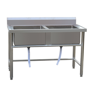 Fregadero Comercial de Acero Inoxidable de 3 Compartimentos, Fregadero Utilitario para Cocina, Restaurante, <span class=keywords><strong>Bar</strong></span>, Hogar, Lavandería, Garaje - Product Image 1