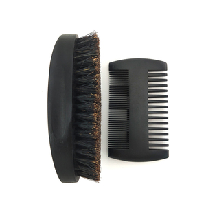 Prix de gros : Peigne à dents larges en bois noir personnalisé, Kits de soin de la <span class=keywords><strong>barbe</strong></span>, Ensembles <span class=keywords><strong>brosse</strong></span> et peigne pour <span class=keywords><strong>barbe</strong></span> homme - Product Image 5