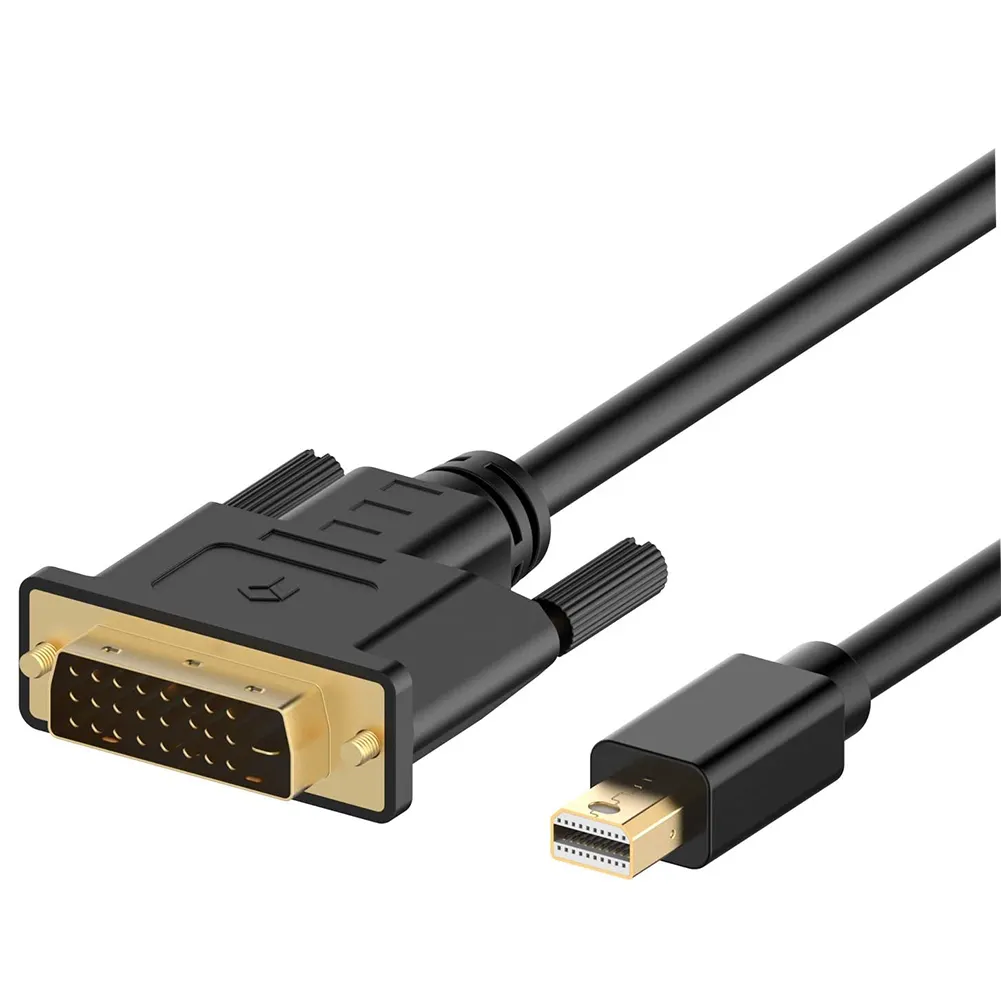 DP To DVI Converter Cable DisplayPort Male To DVI-D 24+1Pin Male Display Adapter Cable 1.8M Professional