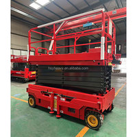 Mini élévateur d'ascenseur de plate-forme de travail aérien 6m 8m 12m 500kg 320kg Capacité de chargement Table élévatrice à ciseaux automotrice