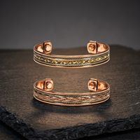 Bracelets ajustables en cuivre les plus vendus pour femmes et hommes, motif croix chrétienne classique
