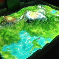 Table magique intérieure/extérieure interactive 3D de sable et d'eau AR Oasis Mini table de sable d'art cinétique avec sable en mouvement pour l'école