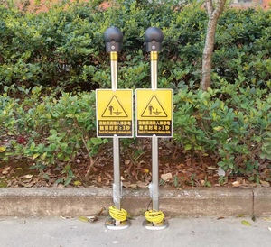 Liberador de eliminación estática del cuerpo humano, Bola de descarga estática táctil industrial a prueba de explosiones con alarma de sonido y luz - Product Image 6