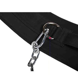 <span class=keywords><strong>Ceinture</strong></span> de dips robuste pour <span class=keywords><strong>musculation</strong></span> et fitness avec logo personnalisé et chaîne en acier pour dips et tractions - Product Image 2