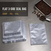 Sacs d'emballage alimentaire en plastique thermoscellables, sacs sous vide en aluminium haute barrière, sacs alimentaires photophobes