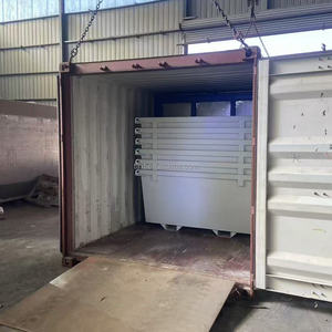 Bac à déchets en acier robuste de norme australienne 2m3-12m3, conteneur renforcé pour déchets, compatible <span class=keywords><strong>grue</strong></span> et chariot élévateur - Product Image 5