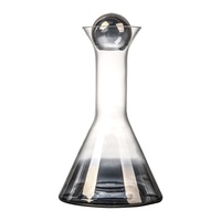 Ensemble de 3 pièces moderne avec motif glacier, comprenant une carafe à eau froide et des verres, au design transparent résistant à la chaleur, pour usage domestique