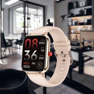 最新の人気AW63スクエアiOSスマートウォッチ、IP67防水、TFTディスプレイ、睡眠トラッカー、カレンダー、BT通話、スポーツ・健康モニタリング機能搭載 - Product Image 2