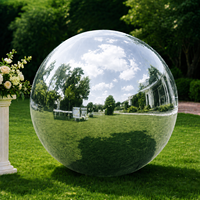 Ballons miroir gonflables argentés imprimés UV, imperméables et résistants aux intempéries, pour robes de mariée réfléchissantes, événements et publicité