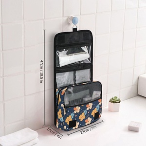 Top Sales Hawaiian Life Hau Flower Waterproof Foldable Hanging Organizer Cosmetic Makeup <b>Storage</b> <b>Toiletry</b> Bag 2025 - Product Image 5