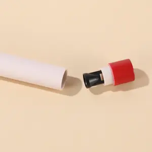 Individuelle Marken kosmetische Verpackung für schärfbaren Lippenstift 5 g PVC automatischer Markierungsrohr leerer Lippenfutter Seidenraupe Stift