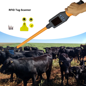 Электронная Ушная бирка, Android, управляющая система, устройство считывания палочек с коровой и животной ручкой, сканер RFID для FDX-B, HDX,FDX-A чипа, стандарт - Product Image 1