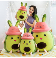 Jouet en peluche de Fruit mignon 2022 cadeau d'anniversaire peluche d'avocat douce oreiller en peluche de fruit oreiller de bébé