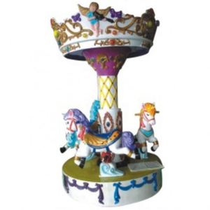 Carrusel Infantil de Alta Calidad, Mini Carrusel para Niños de 3 Asientos, para Interiores y Exteriores - Product Image 4