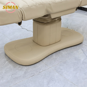 Camilla de Belleza Eléctrica Profesional Siman de 3 Motores con Base Dorada para Extensión de Pestañas, Masajes Faciales y Salón de Belleza - Product Image 5