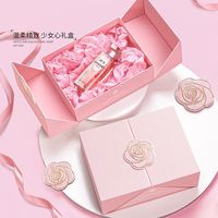 Boîte cadeau d'anniversaire de luxe, boîte cadeau exquise pour rouge à lèvres et parfum, emballage de boîte cadeau, vente en gros, créatif 3D