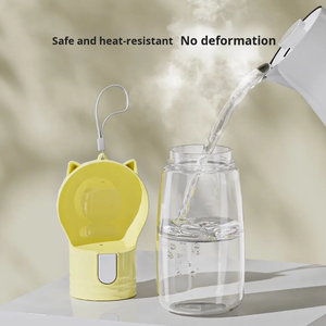 Fontaine à eau et gourde portable écologique en plastique 2 en 1 pour chien, utilisation en extérieur - Product Image 3