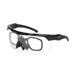 Gafas Tácticas con Montura Completa, Lentes de Policarbonato, Protección UV, Antideslizantes, para Deportes al Aire Libre, Equipo de Protección Ocular para Hombre - Product Image 4