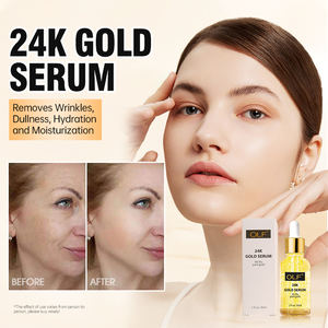 Suero Facial de Oro de 24k con Ácido Hialurónico Antienvejecimiento, 30 ml, Marca Privada, Cuidado de la Piel, Elimina Arrugas - Product Image 2