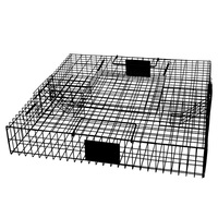 Trampa viva de jaula de ardilla de captura múltiple de acero galvanizado reutilizable ecológica Control de roedores de animales