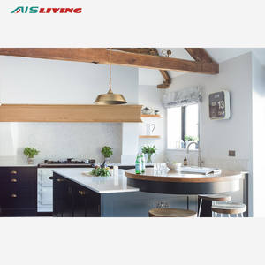 Fabricants chinois, prix d'usine, Designs modernes complets, Pvc/laque, meubles d'île de cuisine, Shaker, ensemble d'armoires de cuisine - Product Image 6