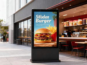 Pantalla <span class=keywords><strong>LCD</strong></span> de Señalización Digital para Publicidad Exterior de Alto Brillo IP65, Soporte de Pie, Gráficos Animados, SDK Habilitado, 43/55/65 Pulgadas - Product Image 6