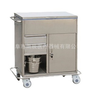 All Stainless Steel <b>Laundry</b> Cart 1050x820x890mm Durable Hospital <b>Trolley</b> For Medical Units - Product Image 5