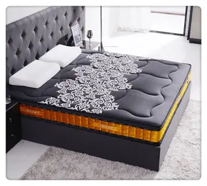 Luxury Design Plush Euro Pillow Top Cool Memory Foam & Latex & Pocket Spring King Size Mattress