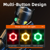 Lampe de signalisation LED multifonctionnelle rechargeable par USB, étanche IP65, portée de faisceau 1000M+, 230 lumens, pour chantier et chemin de fer