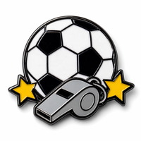 Vente en gros de broches à revers, badges métalliques et épingles émaillées personnalisées sur le thème du football, pour le soutien des supporters, cadeaux, fabricant