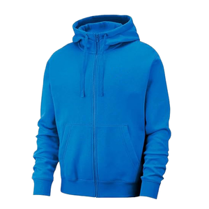 Sweatshirts à fermeture éclair personnalisés en coton doux Pull à capuche uni vierge pour l'uniforme de travail Vêtements de sport <span class=keywords><strong>Prix</strong></span> de gros ODM OEMS - Product Image 1