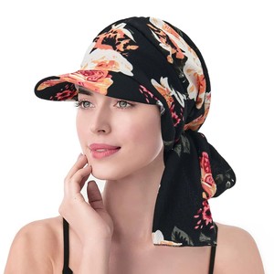 Nuevo Pañuelo de Cabeza Moderno con Diseño Floral, Gorro Interior para Hijab, Turbante con Cola Larga, Pañuelo para la Cabeza Musulmán, Gorro Hijab Islámico para Mujer - Product Image 1