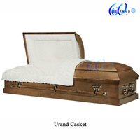Ataúdes de Madera MDF para Funerales al por Mayor, Ataúdes Americanos de Madera para Funerales