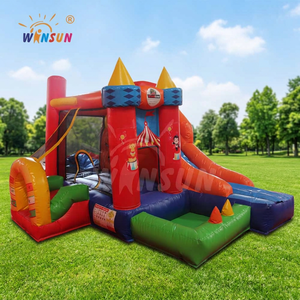 Trampoline gonflable avec toboggan Château gonflable Trampoline gonflable avec toboggan - Product Image 1