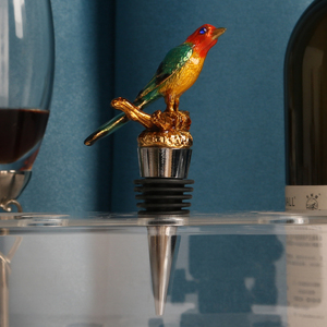 Tapón de vino de champán personalizado al por mayor, tapones de botella de vino de precio bajo con forma de animal de metal 3D para vino tinto - Product Image 6