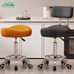 Silla <span class=keywords><strong>de</strong></span> Estilismo Hidráulica Tapizada en Cuero Resistente al Por Mayor <span class=keywords><strong>para</strong></span> Distribuidores <span class=keywords><strong>de</strong></span> Suministros y Equipos <span class=keywords><strong>de</strong></span> Barbería - Product Image 2