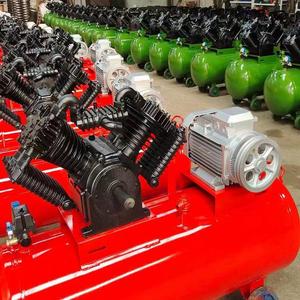 Industrial Heavy Duty Air Compressor 2 Cylinder Piston Type 880 Rpm For Sandblasting Painting Tire Inflating - Product Image 3