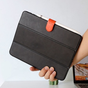 Fancy Design Self Adhesive Tablet Notebook Magnetic Pen Holder Various Color PU Leather Pencil <strong>Loop</strong> With Logo - Product Image 6
