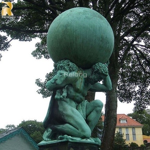 Decoración de jardín, <span class=keywords><strong>escultura</strong></span> de estatua de Hércules de bronce clásico fundido a mano de tamaño real - Product Image 5