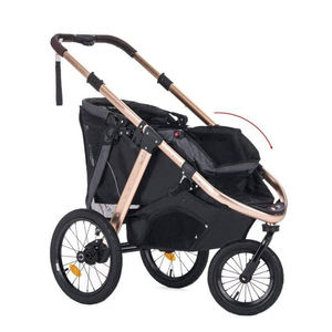 Vente en gros de landau pour chiens et chats de grande taille/Poussette pliante pour chats et chiens/Marché américain Poussette à trois roues pour chiens - Product Image 3
