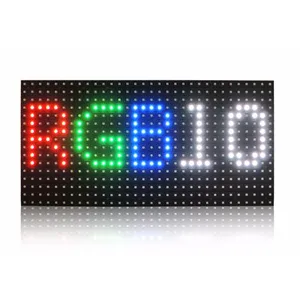 กลางแจ้ง Smd 32*16นำแผงหน้าจอแสดงผลโมดูล P10 Rgb 1000มิลลิเมตรนำเมทริกซ์