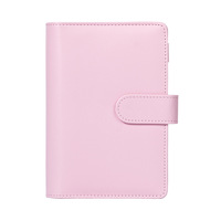 Carnet A6 créatif en cuir PU Macaron, classeur à feuilles mobiles vierges
