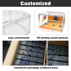 Nhà Máy Tùy Chỉnh Acrylic Rõ Ràng Giày Lưu Trữ Hộp Stackable Túi Xách Hiển Thị Trường Hợp Sneaker Tổ Chức Hộp Giày - Product Image 2