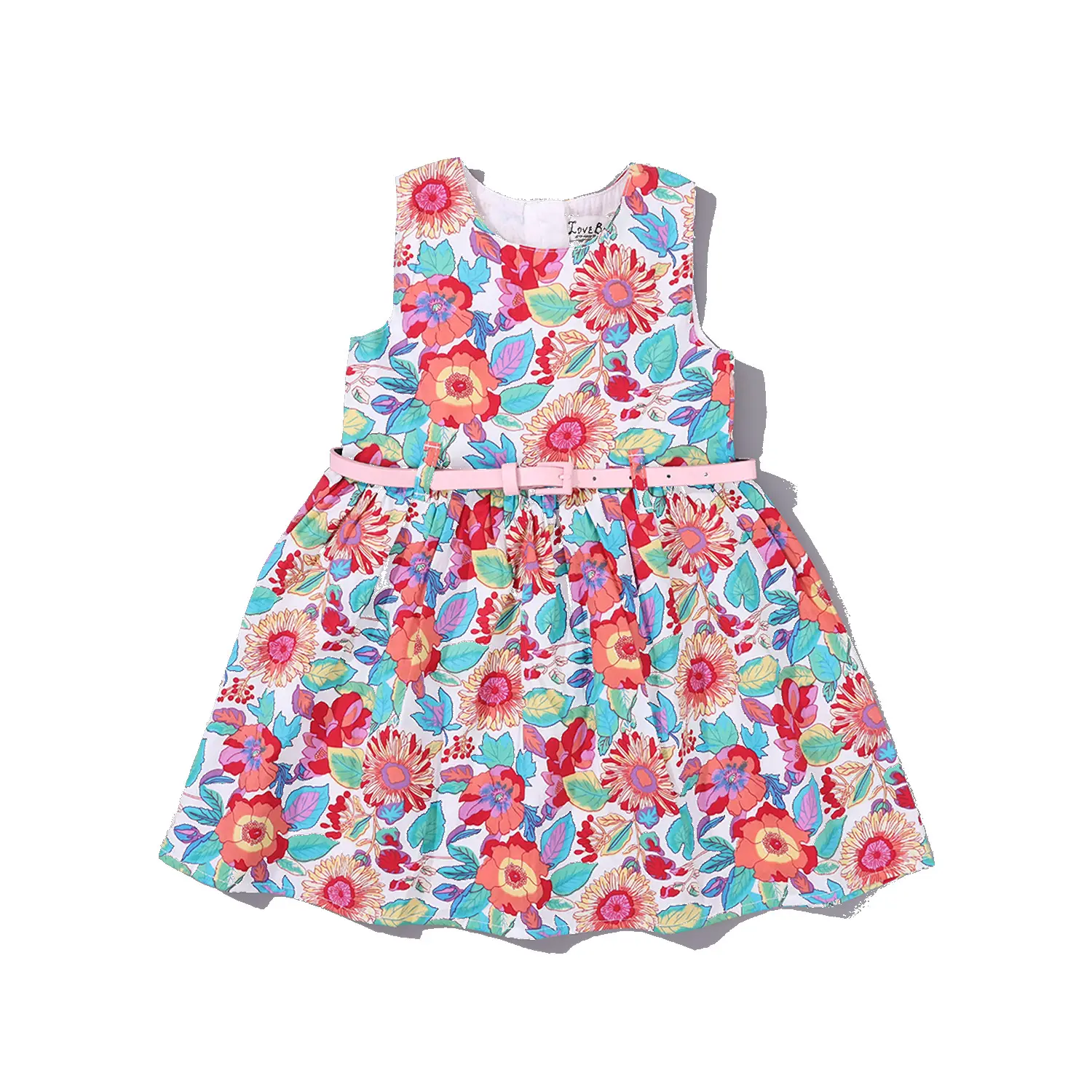 Children Girl Clothing Flower Girls Dress with Floral Print Wear Vendor Designers Summer Baby Clothes In Canada