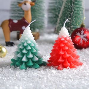 Distributor Supply Creative Paraffin 8Cm <b>Christmas</b> <b>Tree</b> <b>Candle</b> Festive in Gift Box Ornament Decorations for the Holiday Season - Product Image 2